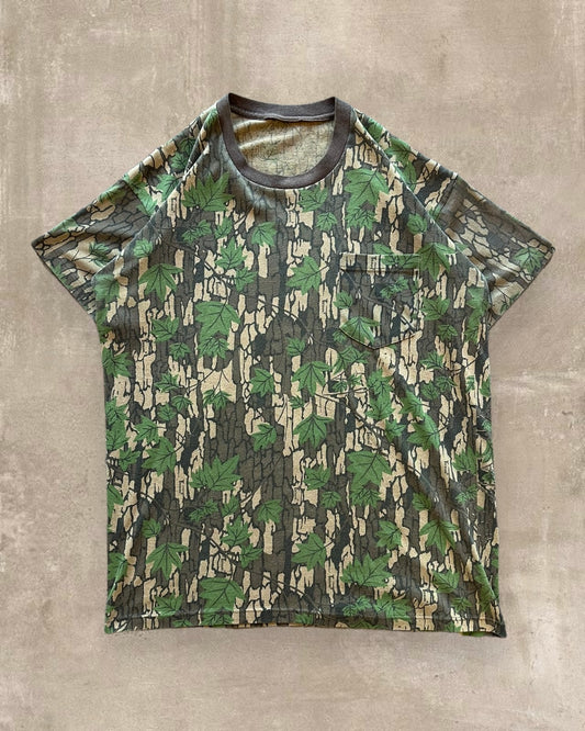 90s Camo T-Shirt - L