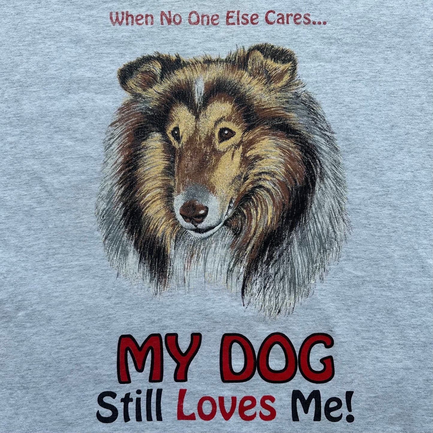 (L) 90s Vintage Dog T-Shirt