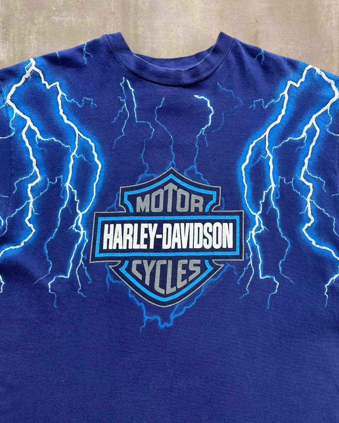 90s Harley-Davidson Lightning T-Shirt - L