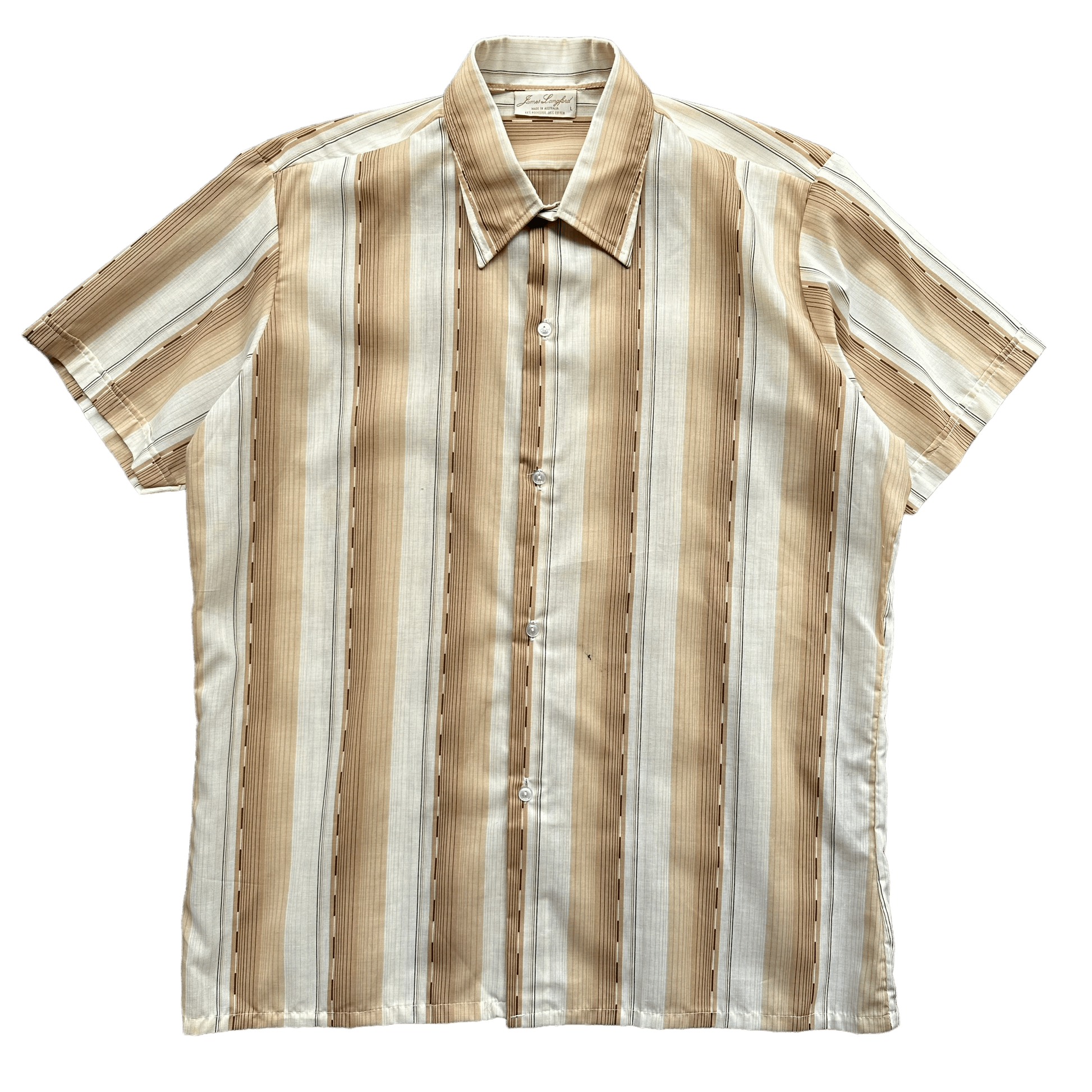 (L) 80s Vintage Button Shirt