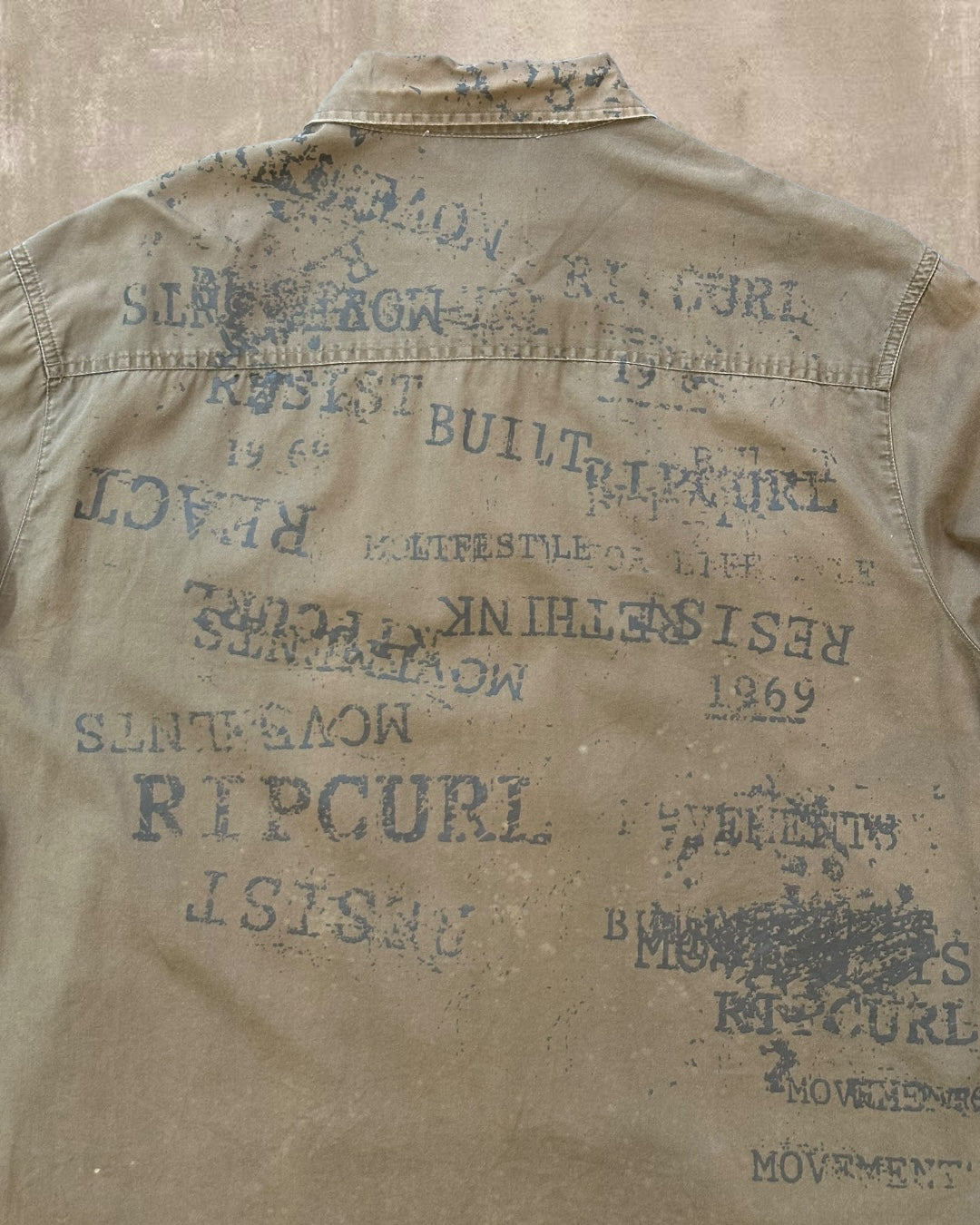 00s RipCurl Pearl Snap Shirt - XL