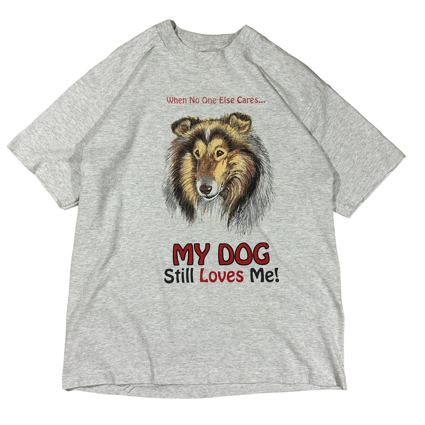 (L) 90s Vintage Dog T-Shirt